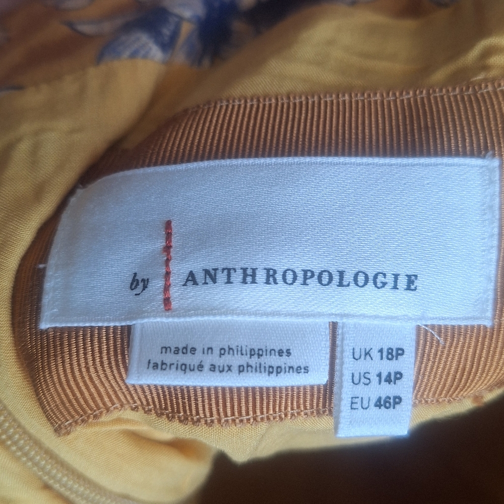 Anthropologie Gold Sheath Mini Dress with Open Back - Picture 5 of 5